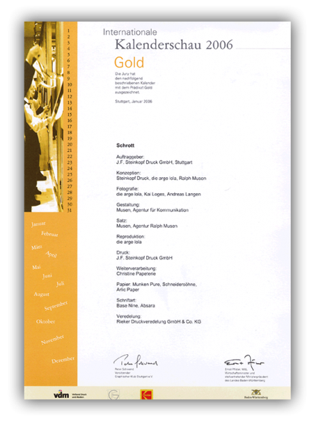 Internationale Kalenderschau 2006 