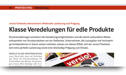Effekt Lackierungen. Veredelungen für edle Produkte