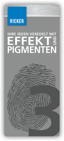 Druckveredelungen mit Effekt und Pigmenten
