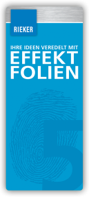Druckveredelungen mit Effektfolien