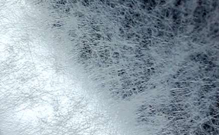 Textilfolie Silber-PET – Silver / white non woven