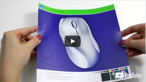 1.01 UV-Pearl-Off-Lackierung (Hybrid) Flexodruck / Offsetdruck