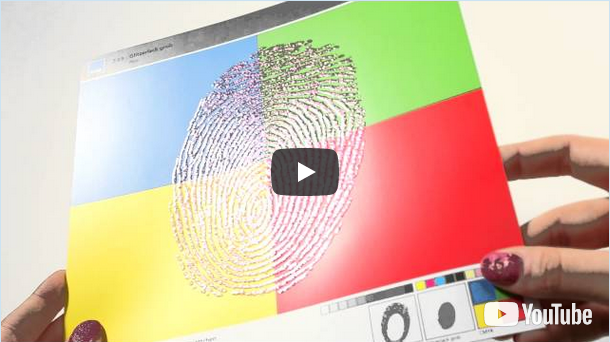 Glitzerlack grob Pink